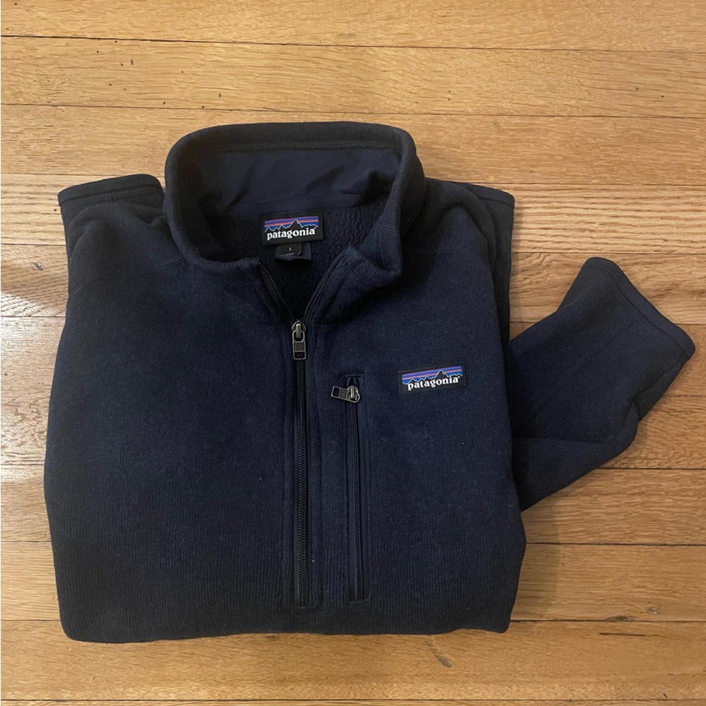 Patagonia Better Sweater Mens Large Navy